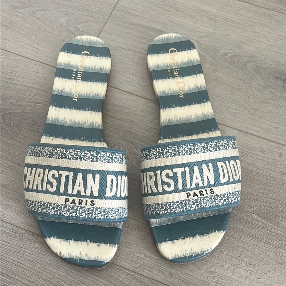 Christian Dior Striped Sandals